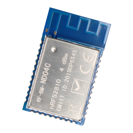 RF-Star RF-BM-ND04C Manual