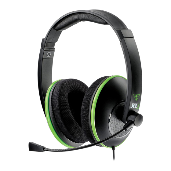 Turtle Beach Ear Force X1 Operating Instructions