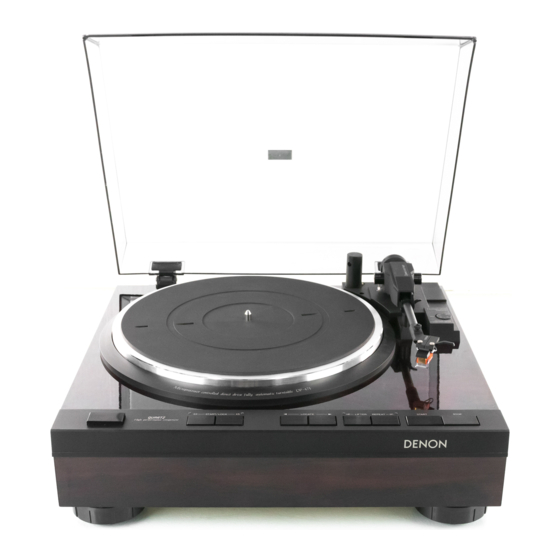 Denon DP-47F Operating Instructions Manual