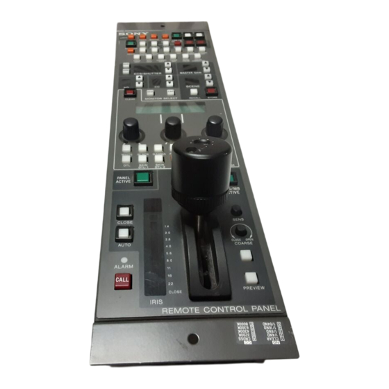 Sony RCP-730 Operation Manual