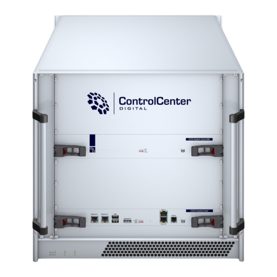 G&D ControlCenter Digital 288 Design, Installation And Operation