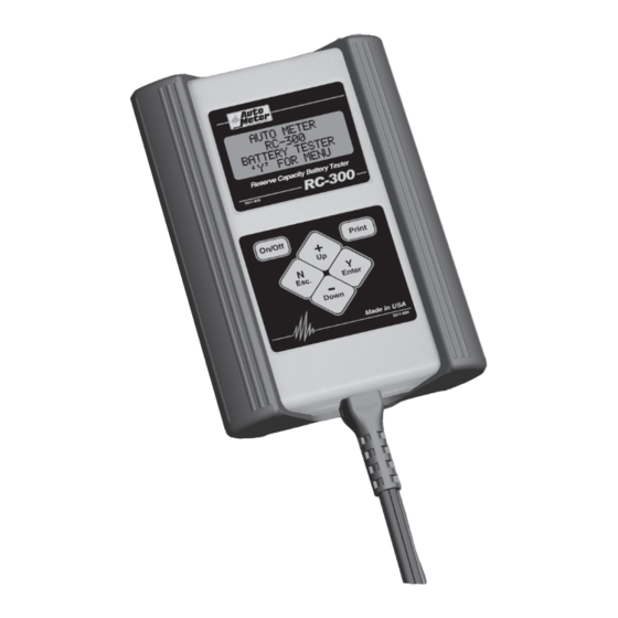 Auto Meter RC-300 Operator's Manual