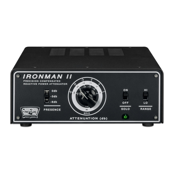 Tone King Ironman II User Manual