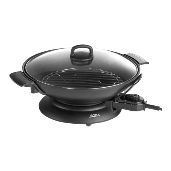 Soba PW610 Electric Wok Manuals