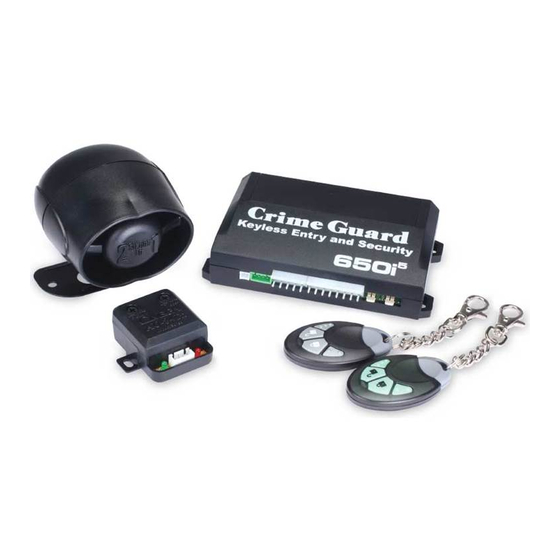 Crime Guard 650i5 Quick Start Manual