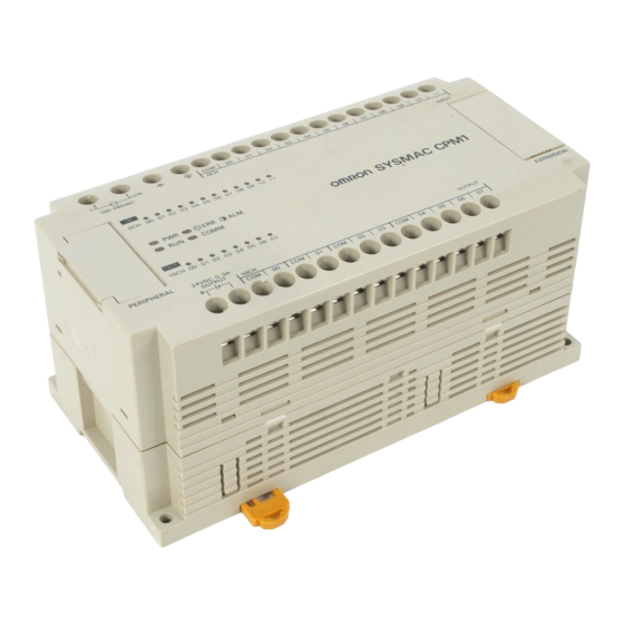 Omron Sysmac CPM1 Operation Manual