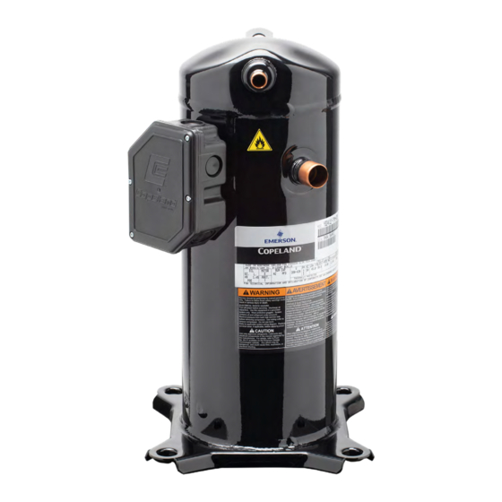 Emerson Copeland YB45K1E Application Manuallines