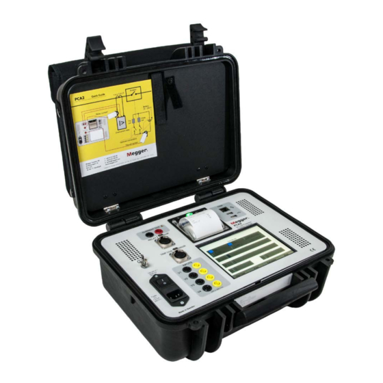 Megger PCA2 User Manual