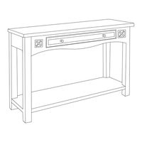 Noble House Home Furnishings CONSOLE TABLE Assembly Instructions Manual