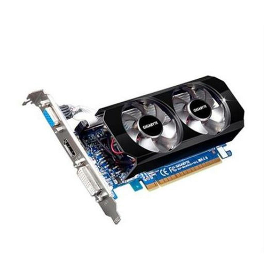 Gigabyte GV-N430OC-1GL User Manual