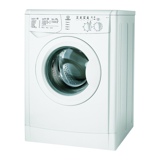 Indesit WIL 163 Instructions For Use Manual