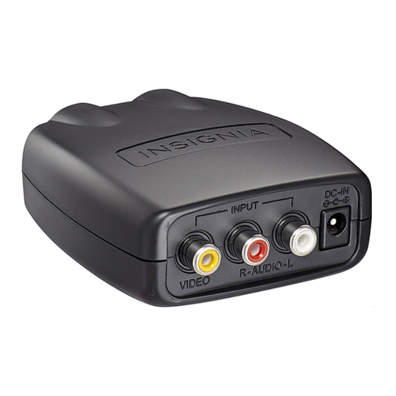 Insignia NS-HZ308 Quick Setup Manual