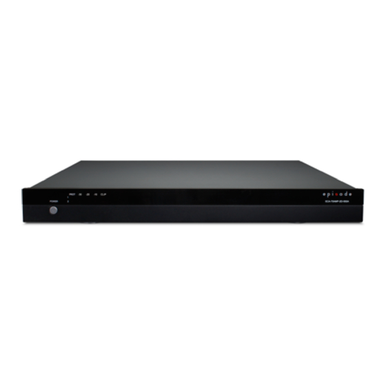 Episode ECA-70AMP-2D-150A Installation Manual