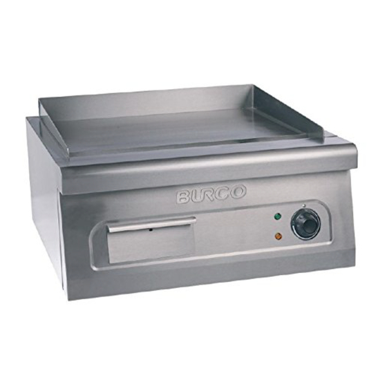 Burco CTGD01 Instruction Booklet