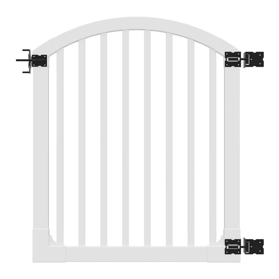WamBam Plain Jane Vinyl Gate Manual