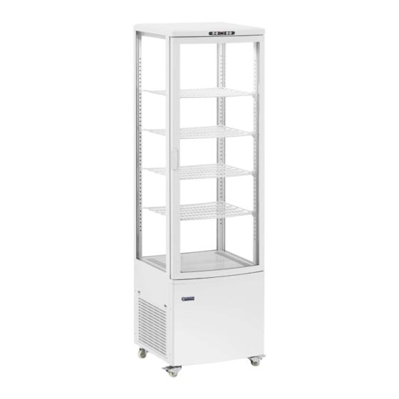User Manuals: Royal Catering RCCC-238-W Display Case