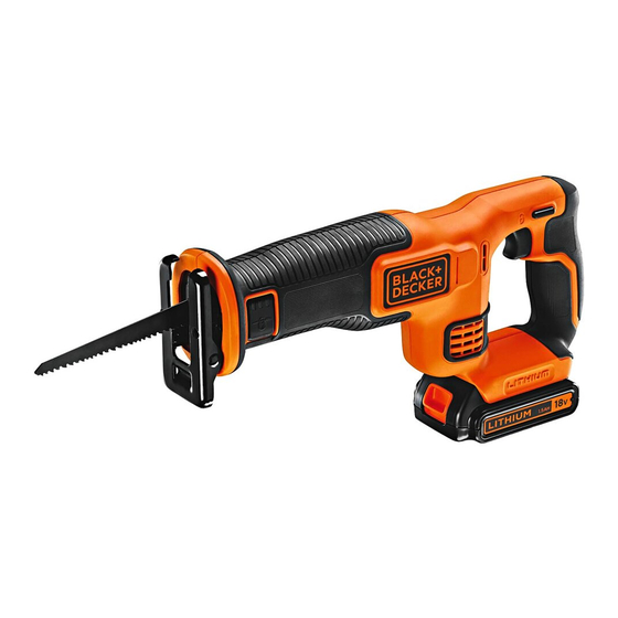 Black+Decker BDCR18 Original Instructions Manual
