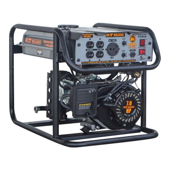 HiT WELDING GEN4000DF-STW Step-By-Step Quick Start Manual