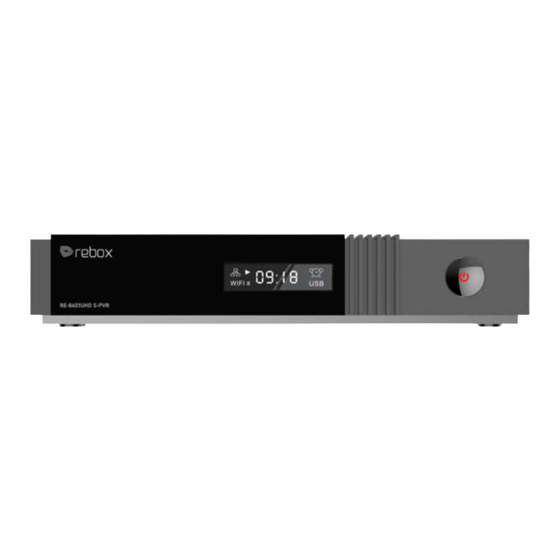 Rebox RE-8401UHD S-PVR User Manual
