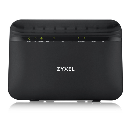 ZyXEL Communications VMG8924-B10D Quick Start Manual