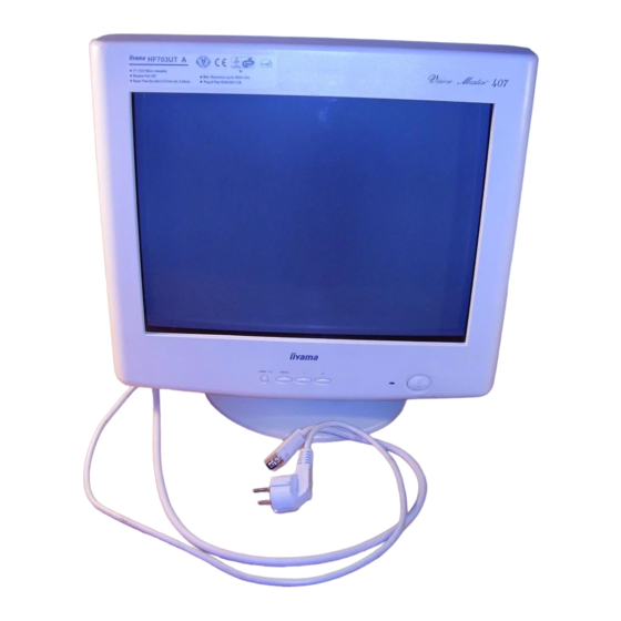 Iiyama Vision Master Pro 413 Service Manual