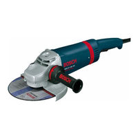 Bosch GWS 21-180 PROFESSIONAL Operating Instructions Manual