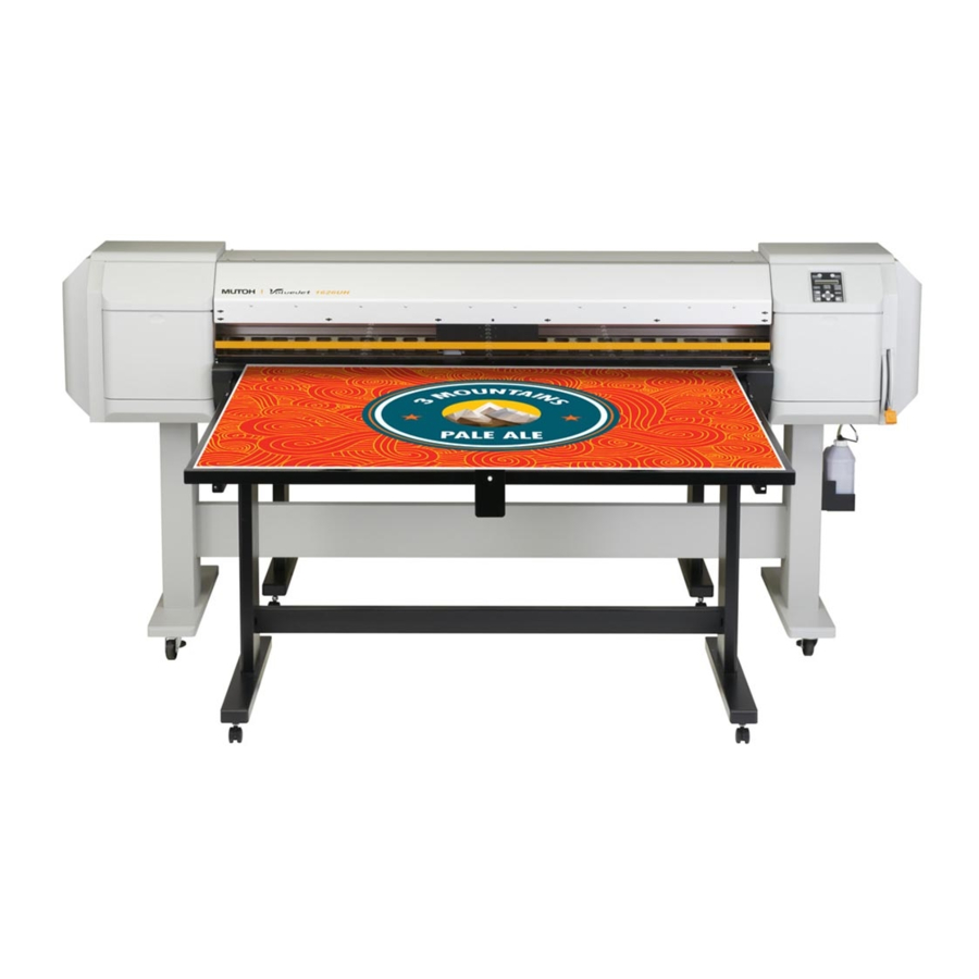 MUTOH ValueJet VJ-1626UH Operation Manual