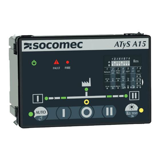 socomec ATyS A15 Instruction Manual