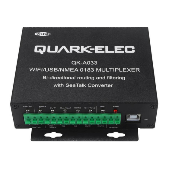 Quark-Elec QK-A033 Manual