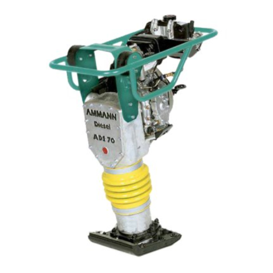 Ammann ADS 70 Translation Of The Original Operating Instructions