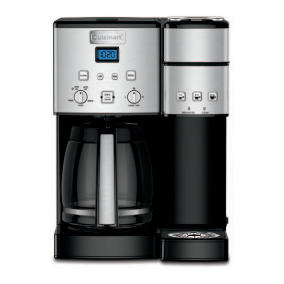 Cuisinart Coffee Center SS-15W Instruction Booklet