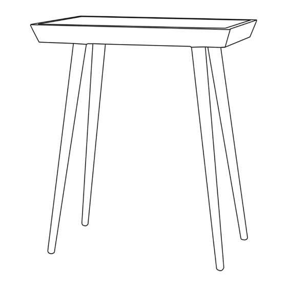 Safavieh Furniture Nonie ACC5701 Quick Assembly Instructions