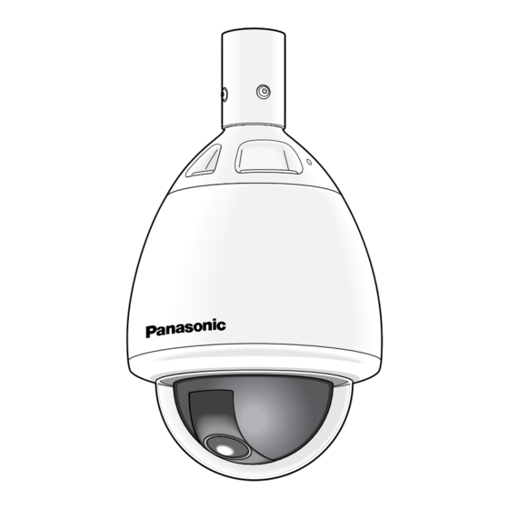 Panasonic WV-CW864A Operating Instructions Manual
