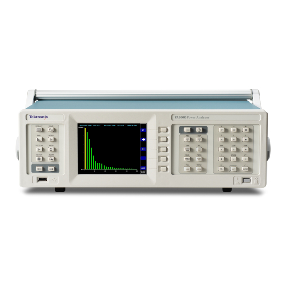 Tektronix PA3000 User Manual