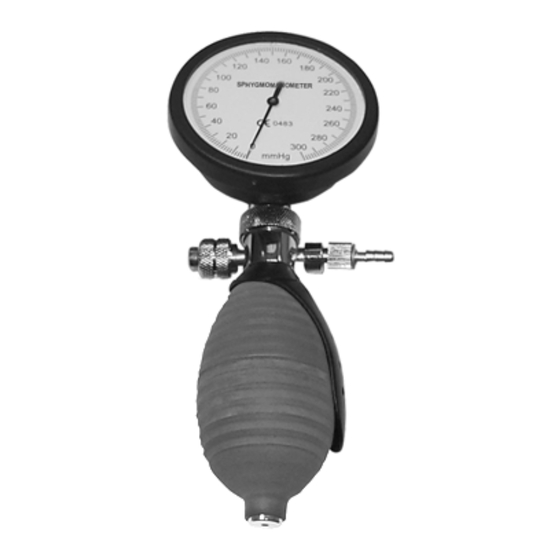Fazzini ANEROID SPHYGMOMANOMETER Instructions For Use Manual