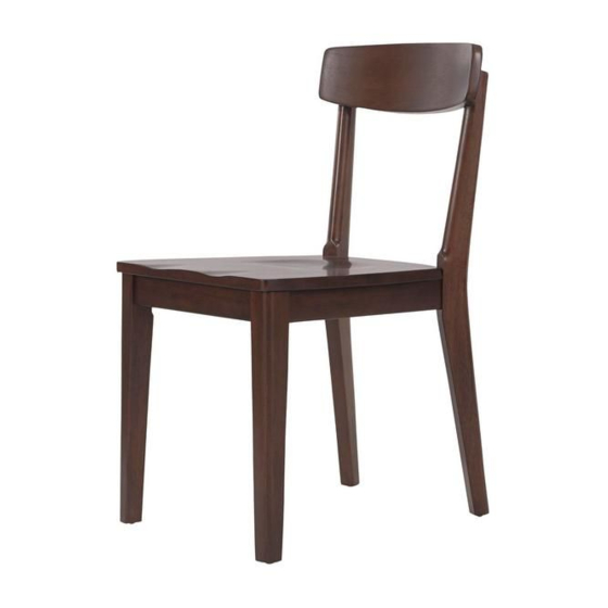 StyleWell DP18009-CHAIR Use And Care Manual