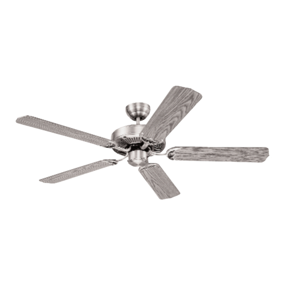 Monte Carlo Fan Company 5HM52XXN Series Owner's Manual And Installation Manual