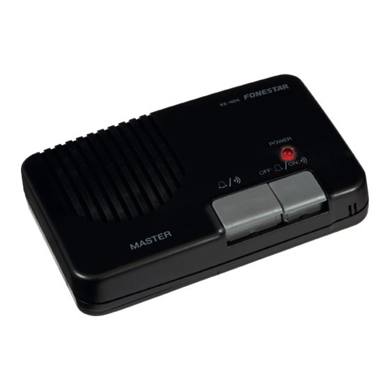 FONESTAR KE-404 Instruction Manual