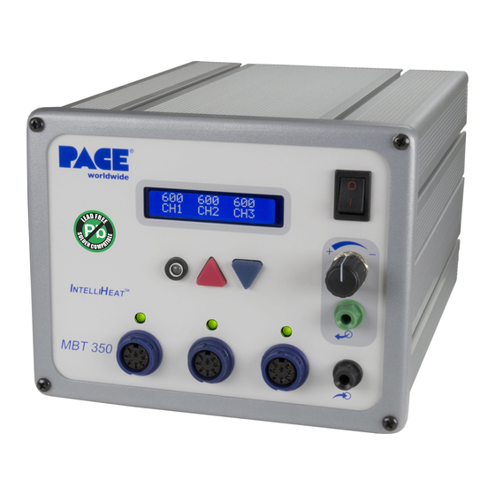 Pace MBT 350 Operation And Maintenance Manual