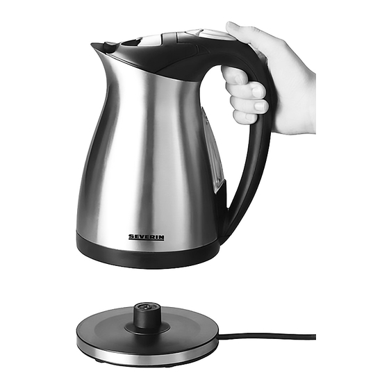 SEVERIN WK 3325 Manual