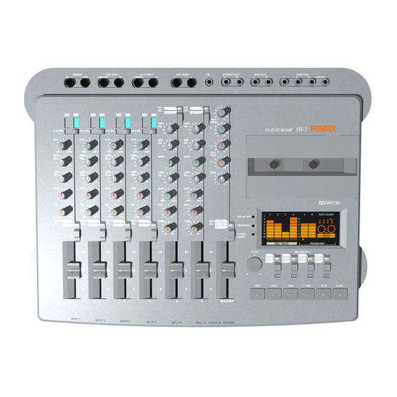 Multitracker XR store 7 Fostex Mehrspurrekorder Rekorder