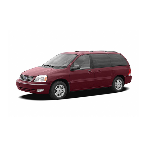 Ford Freestar 2007 Owner's Manual