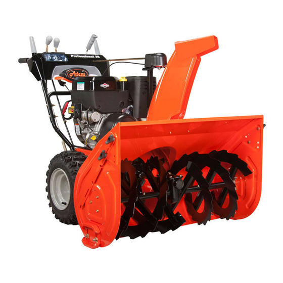 Ariens Pro 28 Quick Start Manual