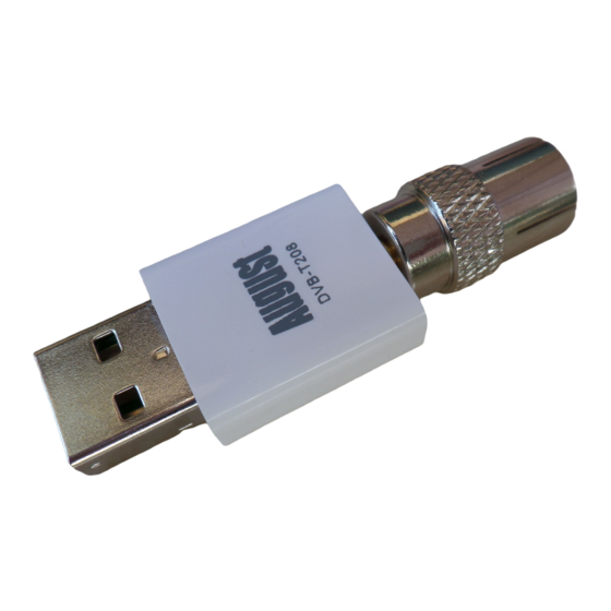 August DVB-T208 User Manual