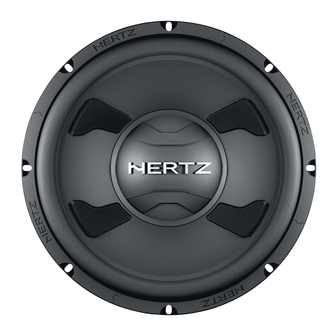 Hertz diECi Owner's Manual