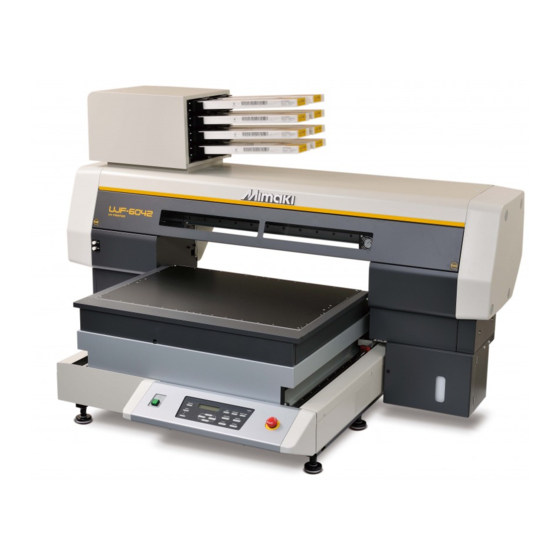 MIMAKI UJF-3042HG Safety Precautions
