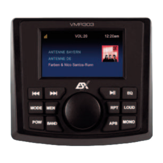 Marine Audio VMR303 Owner's Manual