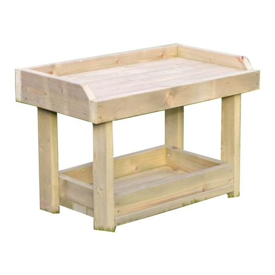 Rutland County Garden Furniture The hobby bench Assembly Instructions