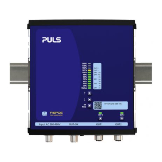 Puls FPT500.245-034-106 Installation Manual