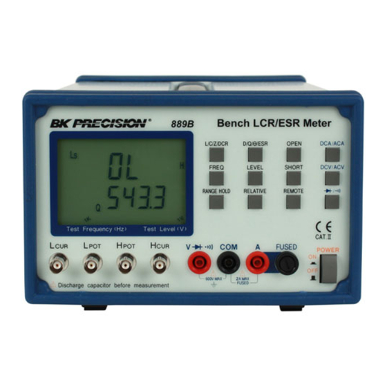 BK Precision 889CS Manual